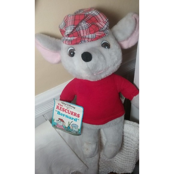 Disney Other - 1977 The Rescuers Bernard Mouse Plush Knickerbocker Walt Disney Org. Tag